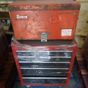 Snap On and Unknown Multi Drawer Two Piece Tool Boxes