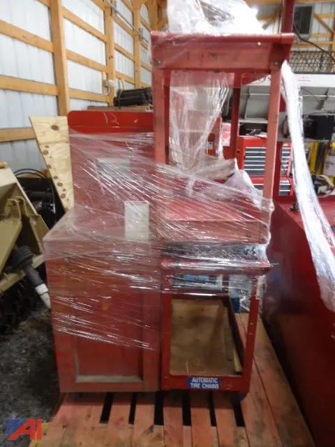 (2) Rolling Work Carts and Craftsman Tool Box