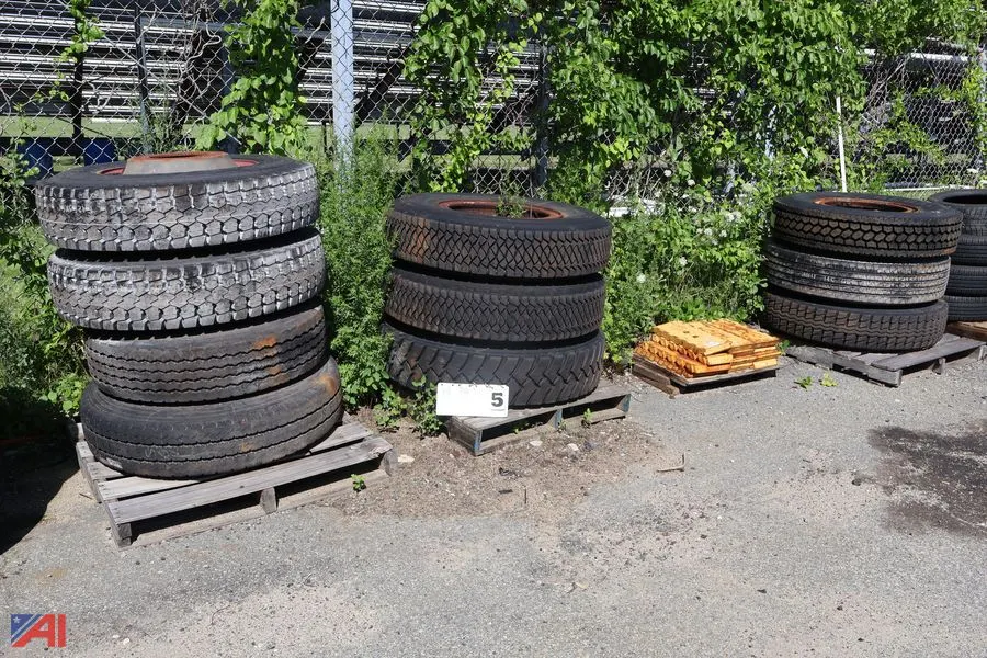(3) Pallets Truck Tires