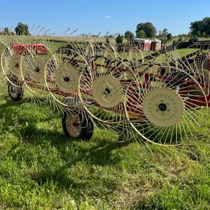 H&S BF12H 12-Wheel Bi-Fold Rake
