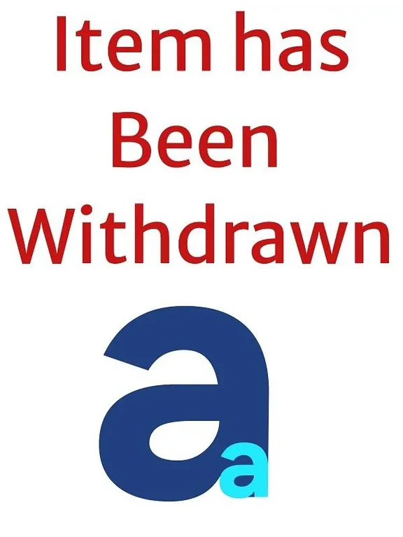 ITEM WITHDRAWN