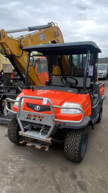 2010 KUBOTA RTV 900, SIDE BY SIDE, ORANGE, VIN KRTV900A91099578,