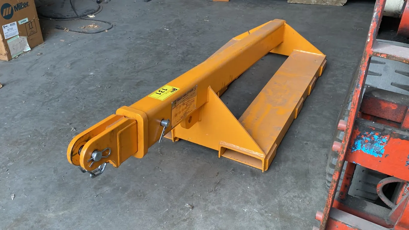 ABACO FORKLIFT BOOM MODEL AFJ25, LOAD CAPACITY 6160LBS - 1540LBS