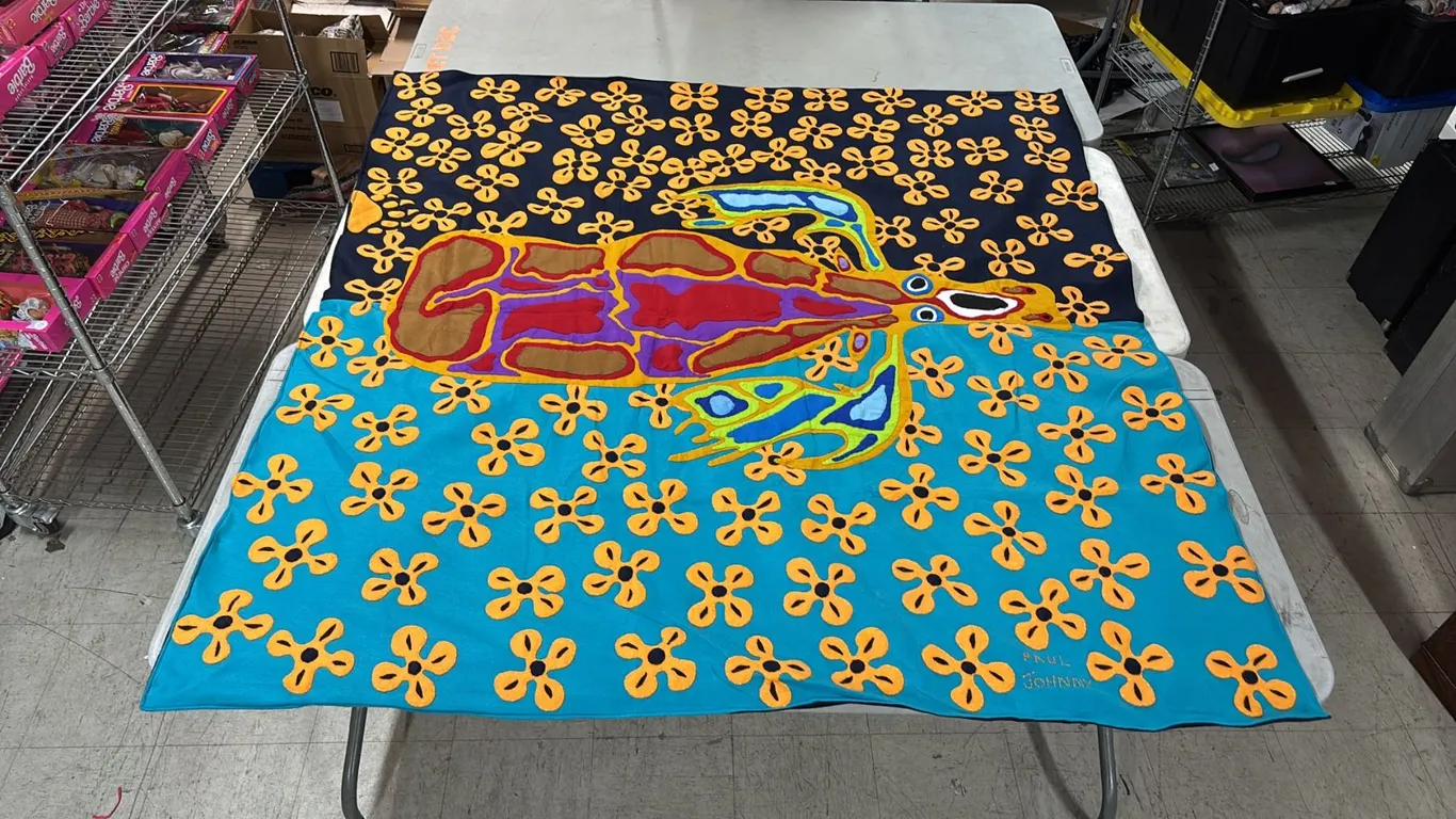 ORIGINAL PAUL JOHNNY FIRST NATIONS BLANKET