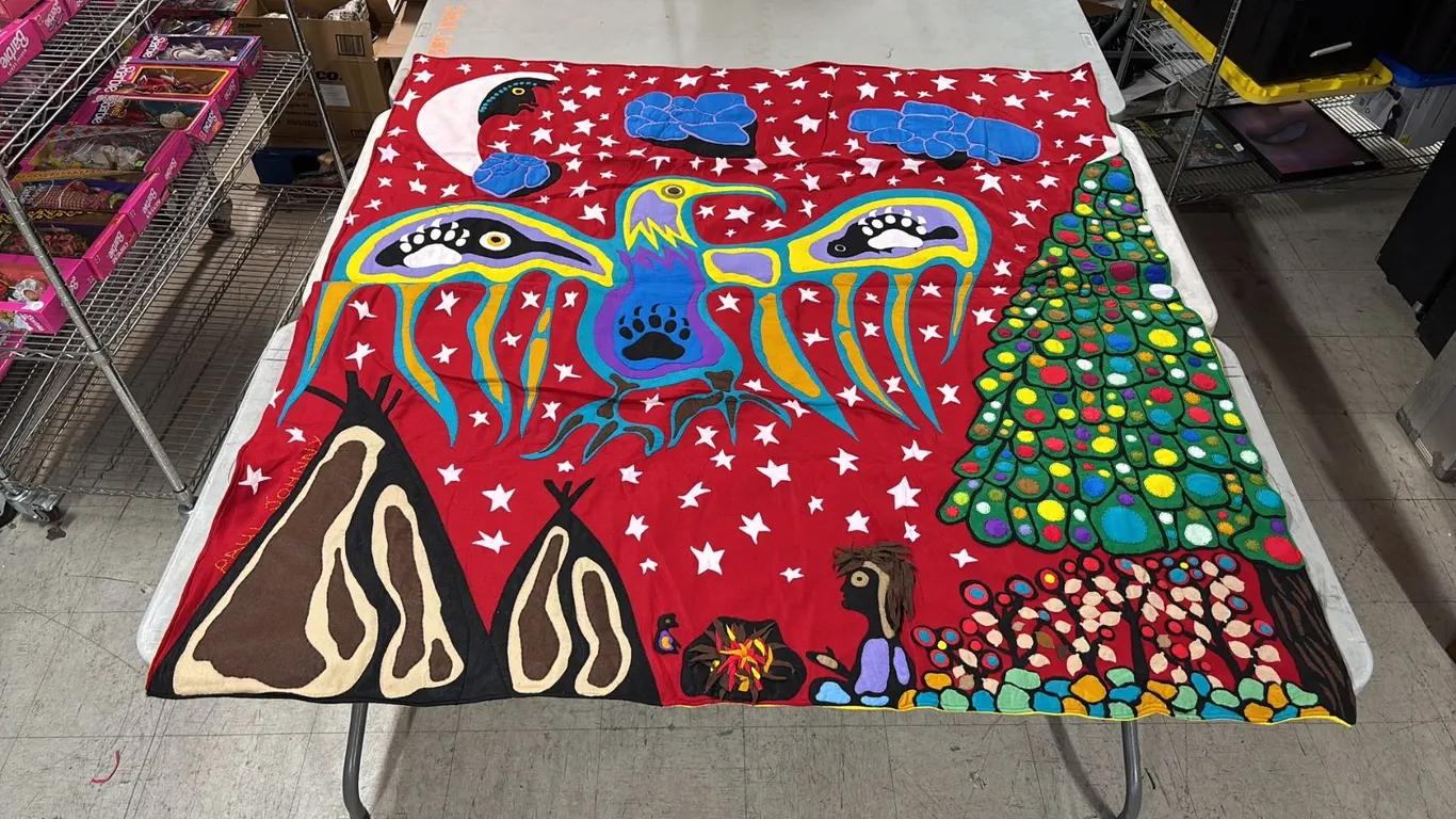 ORIGINAL PAUL JOHNNY FIRST NATIONS BLANKET