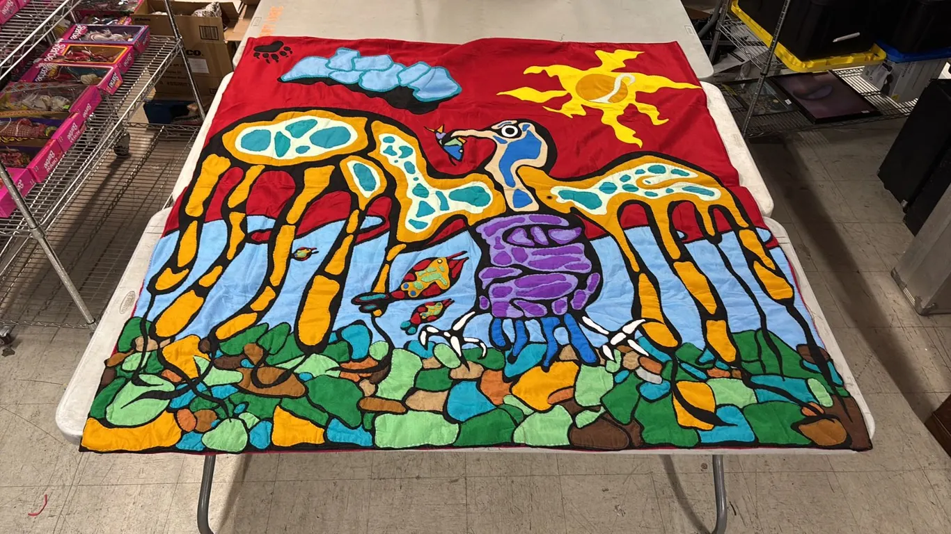 ORIGINAL PAUL JOHNNY FIRST NATIONS BLANKET