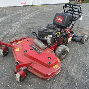 Toro Turbo Force 48 Commercial Walk Behind Mower with Bronco Rider Cart