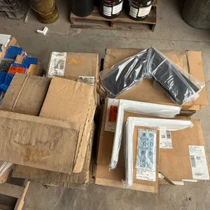 Pallet of White Inside Corners and Ceiling Suspension