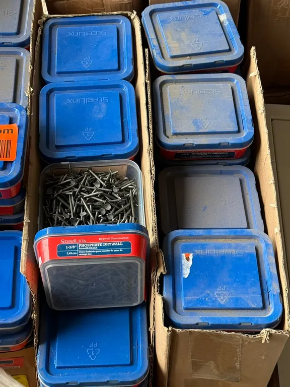 (9) Boxes of 1-3/8" Phosphate Drywall Nails