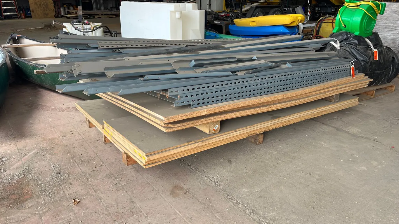 Metal Shelving Unit