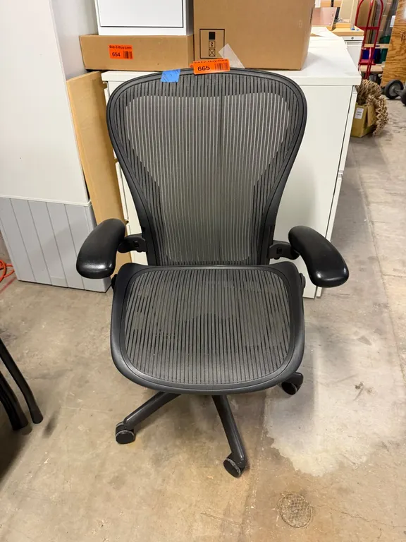 Black Rolling Office Chair