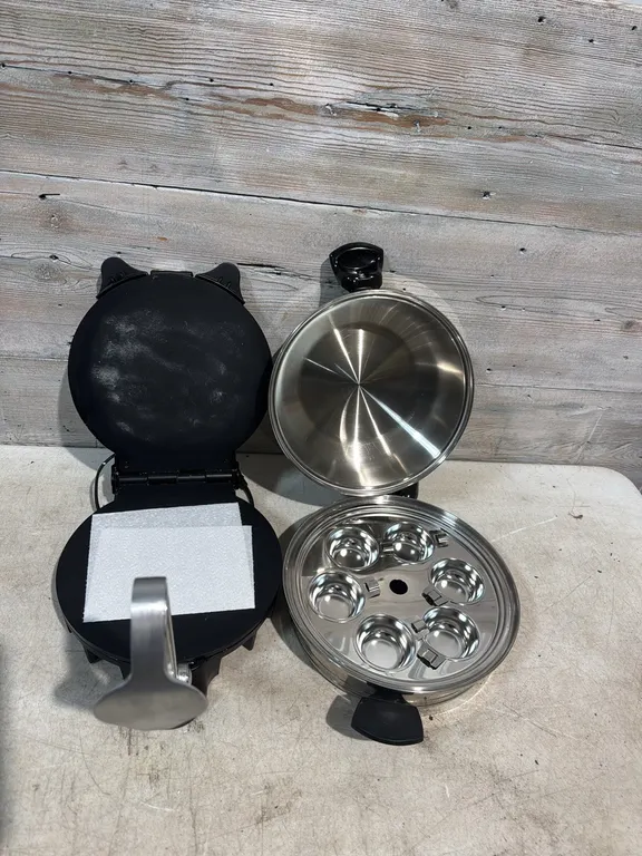 Egg poacher and tortilla maker