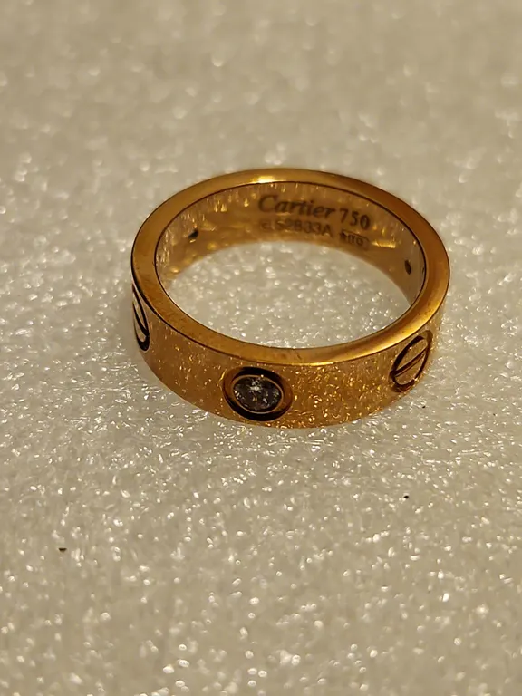 Cartier 750 Ring Size 8.5, Reproduction