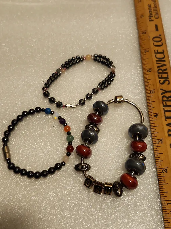 3 Bracelets-1 Is OSU Football Charm Bracelet, Etc.