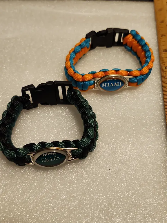 Eagles & Miami Football Bracelets