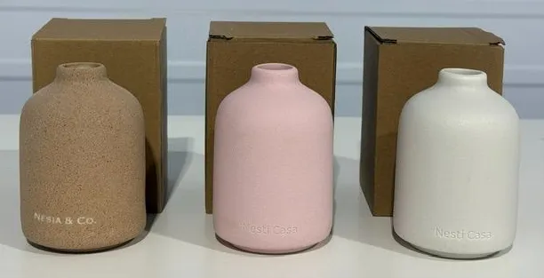 *NEW* Case of Ceramic Reed Diffuser Vessels - Qty 73 Pcs +/-