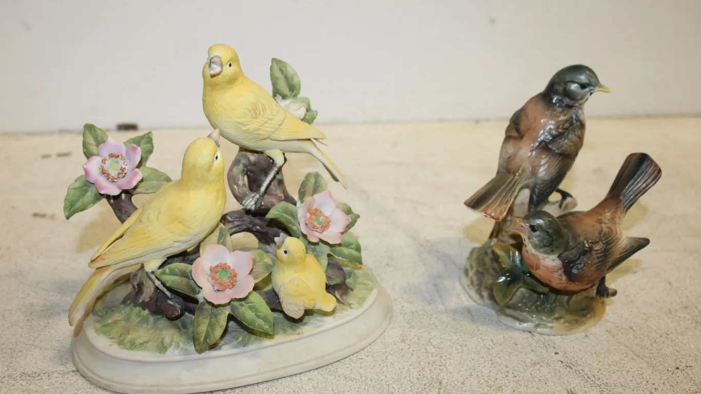Royal Crown Bird Figurines