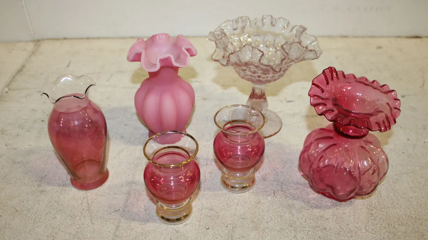 Fenton Pink Art Glass
