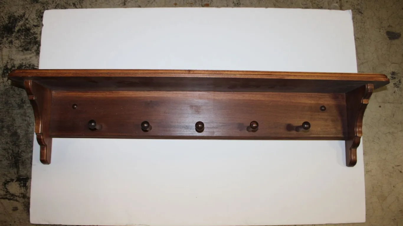 Coat Rack Wall Shelf