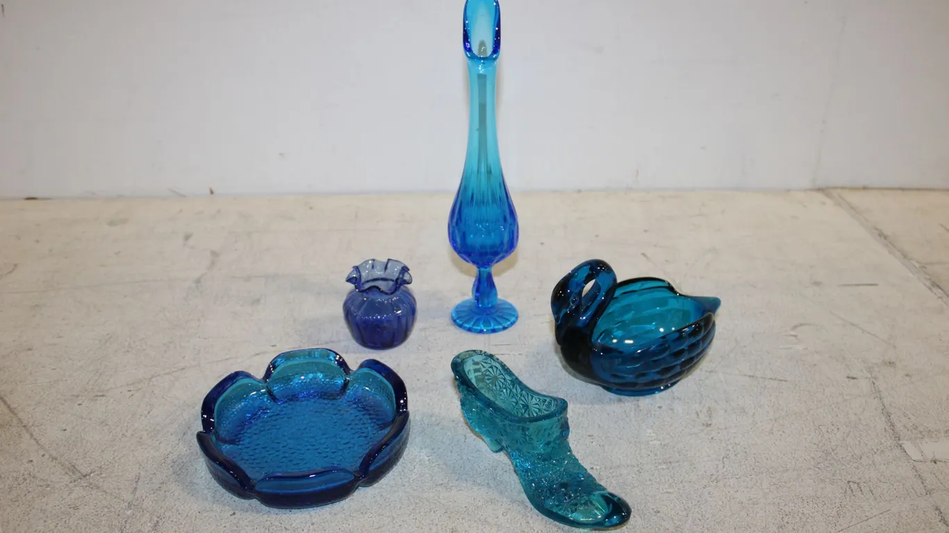 Blue Art Glass