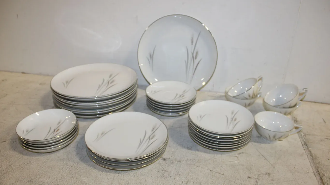 Platinum Wheat China Dinnerware