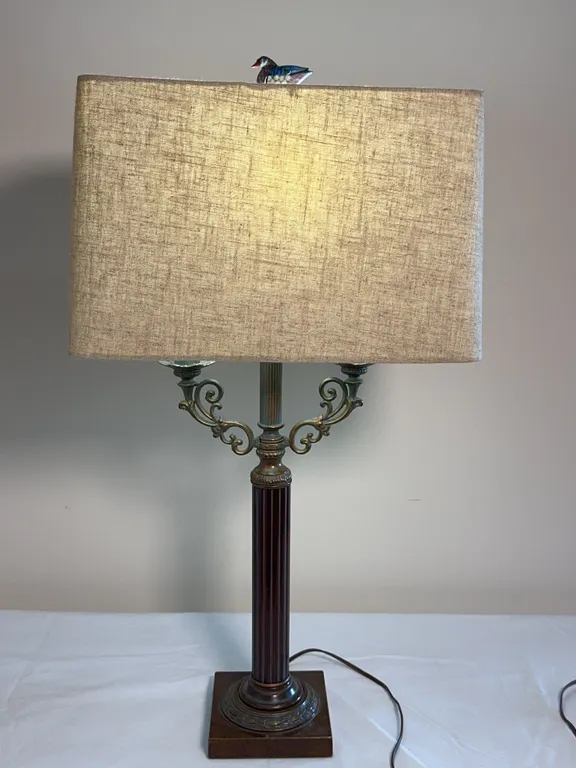 Brass Candelabra Lamp