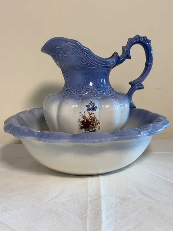 Ironstone Pitcher & Bowl Set