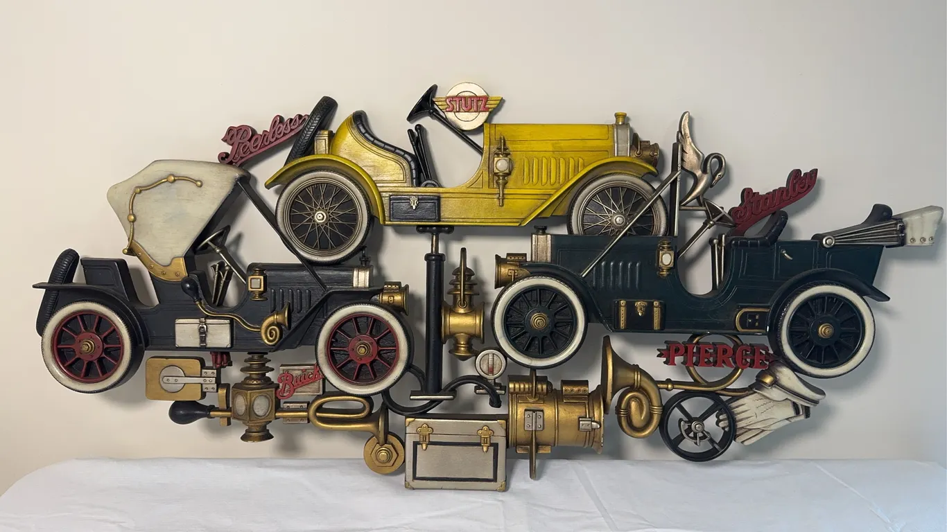 1972 Burwood Plastic Classic Car Wall Plaque