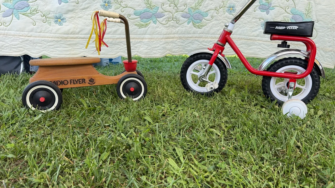 Radio Flyer Bike & Wood 4-Wheeler