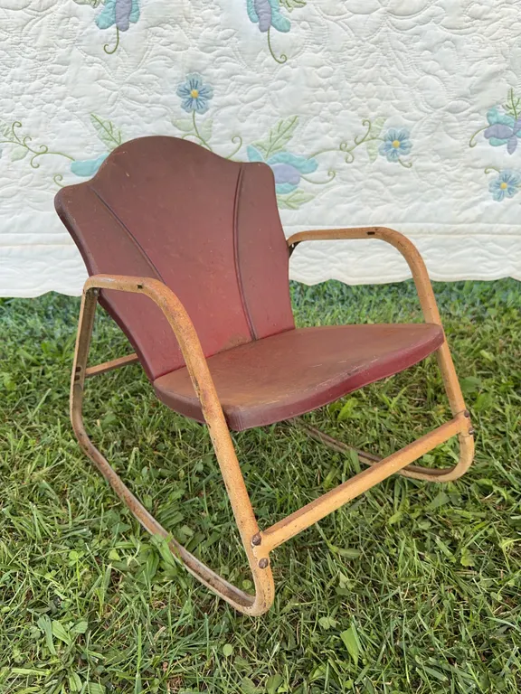 VTG Metal Child’s Rocker