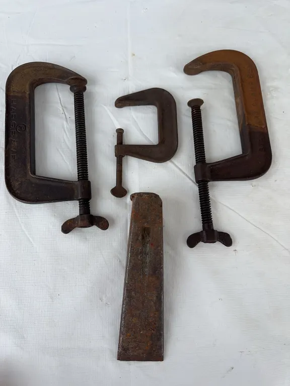 C Clamps and Wedge
