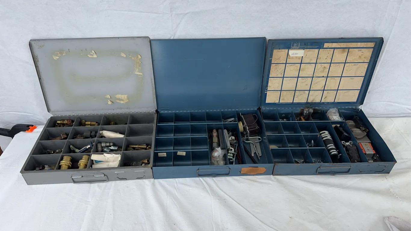 Metal Hardware Organizers & Contents