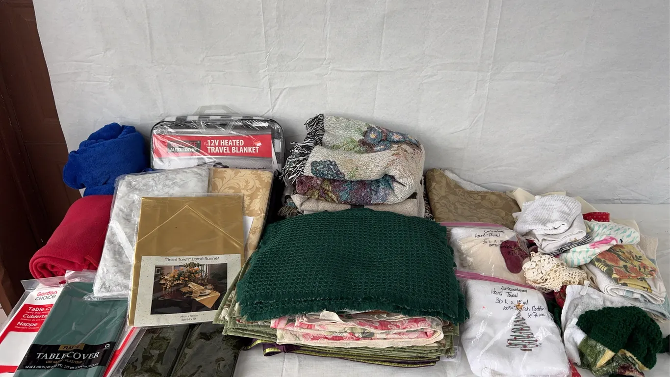 Placemats, Blankets, Towels & More