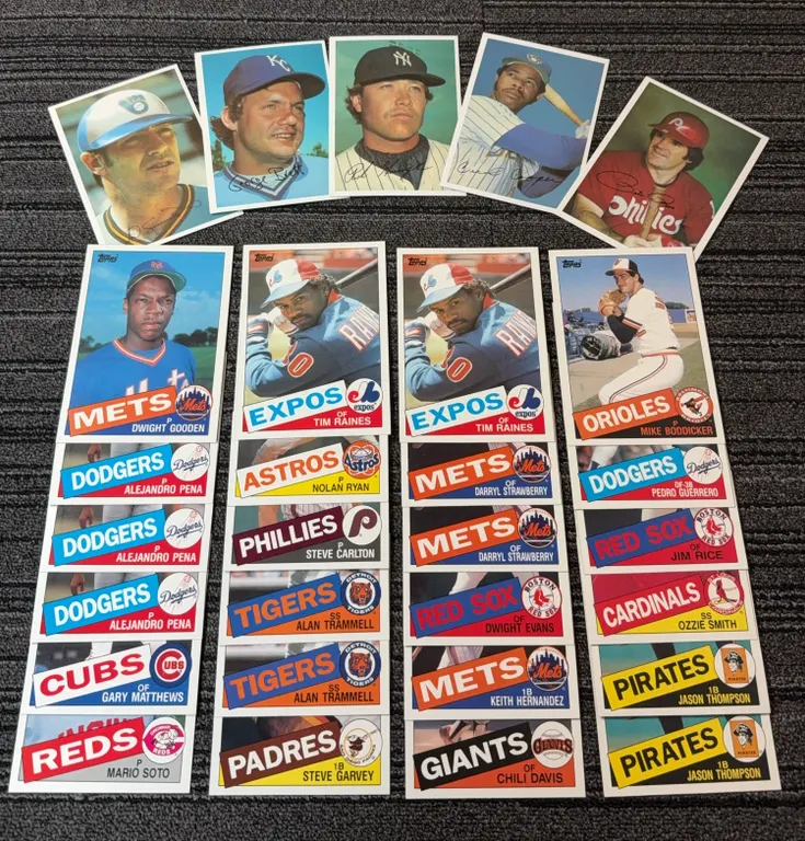 Collection of 5x7 Big Cards - 1981 & 1985 Topps