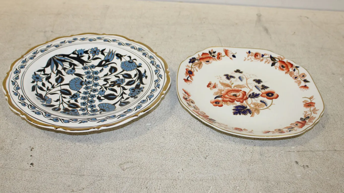 Floral Porcelain Plates