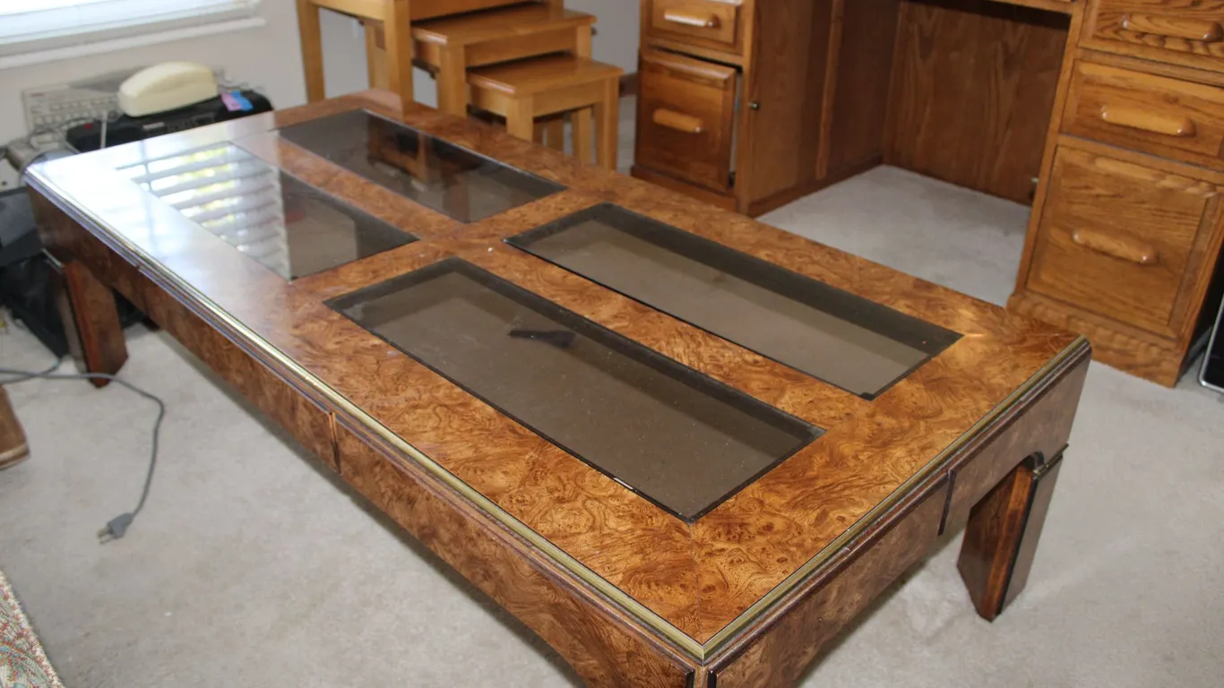 Burl Coffee Table