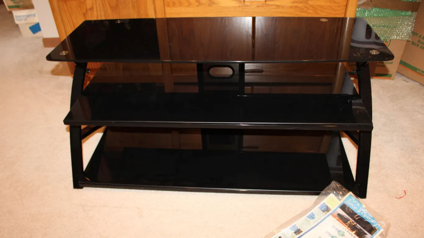 Glass TV Stand