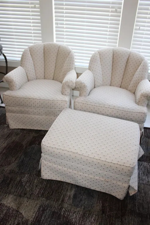 Chairs & Ottoman