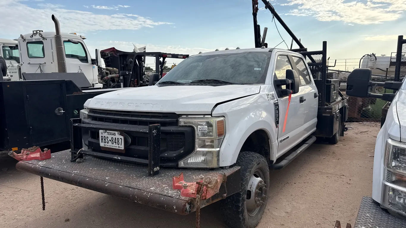 2021 FORD F350 S FLATBED TRUCK VIN: 1FD8W3HT8MED98838
