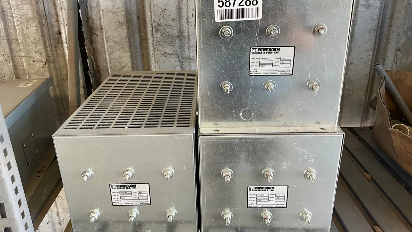 POWEROHM P13528 QTY OF (3) DYNAMIC BRAKE RESISTORS SN: 1204