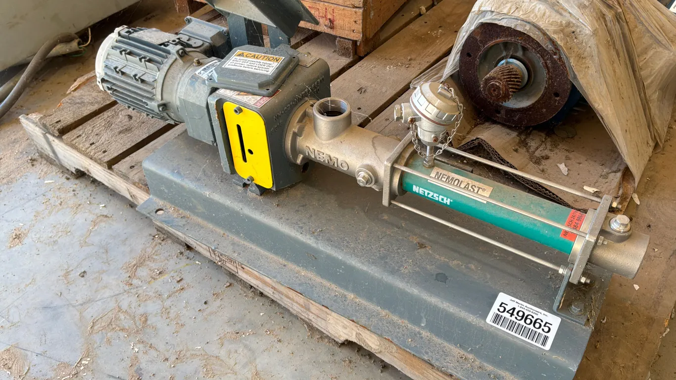 NETZSCH NEMO PROGRESSING CAVITY/ ECCENTRIC SCREW PUMP
