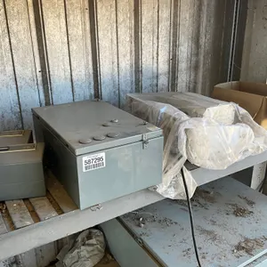 QTY OF (2) HAMMOND MANUFACTURING BOXES, MODEL # EN4SD20208SS, (1)