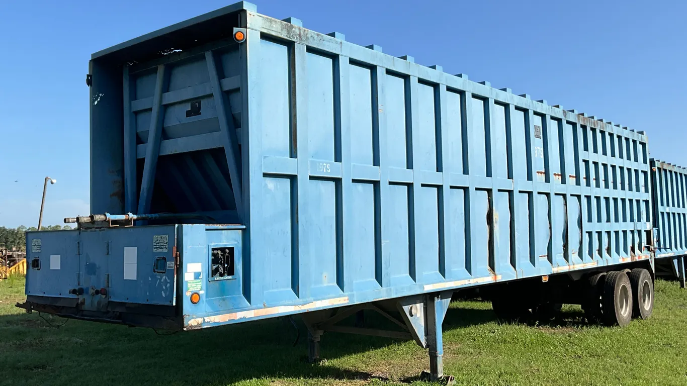 2007 BREVARD SOMERSET WELDING & STEEL INC SP004 T/A SANITATION PUSH OUT TRAILER VIN: 1S94S40247M006