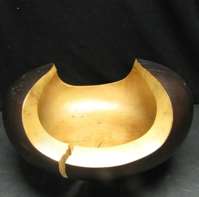 HAND-TURNED MANGO WOOD DECO BOWL