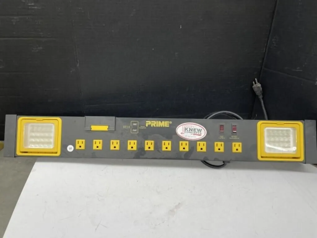 10-outlet Power Station With Lights & Usb Outlets