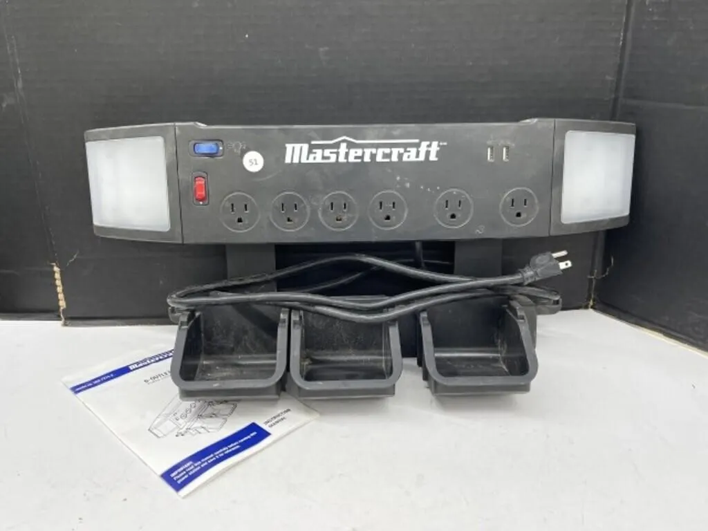Mastercraft 6-outlet Power Station With Lights,