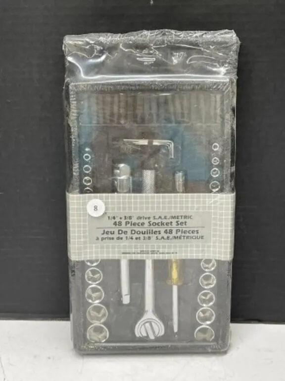 48pc Socket Set. 1/4 " & 3/8 “ Drive - Sae/metric