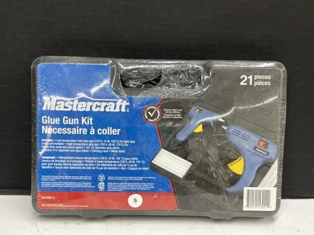 Mastercraft Glue Gun Kit - Unopened
