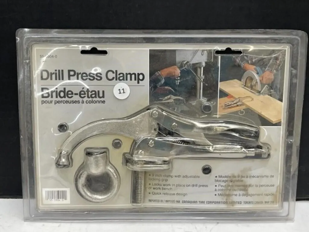 9 " Drill Press Clamp - Unopened
