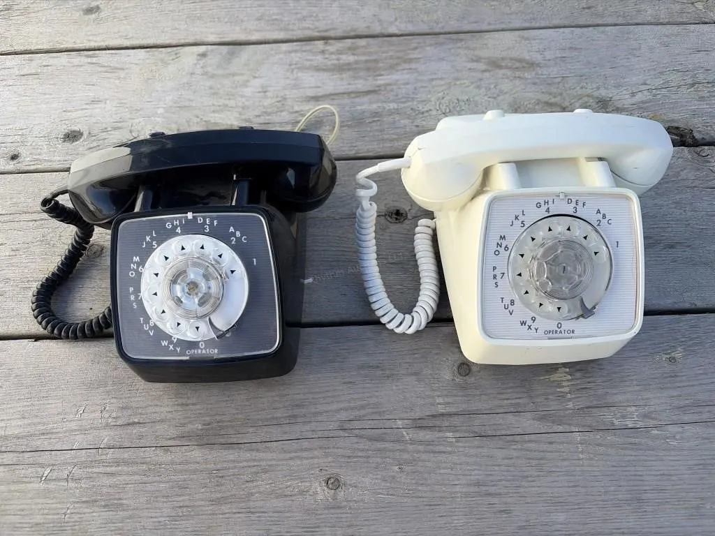 Two Vintage Telephones